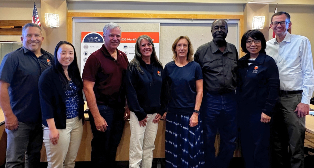 CHWD Acting General Manager Missy Pieri with CHWD Leadership