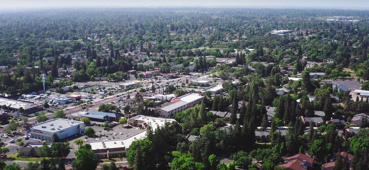 Citrus Heights Aerial View