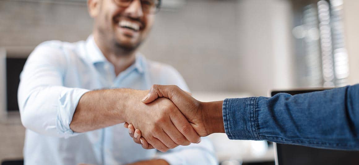 Two Men Shaking Hands